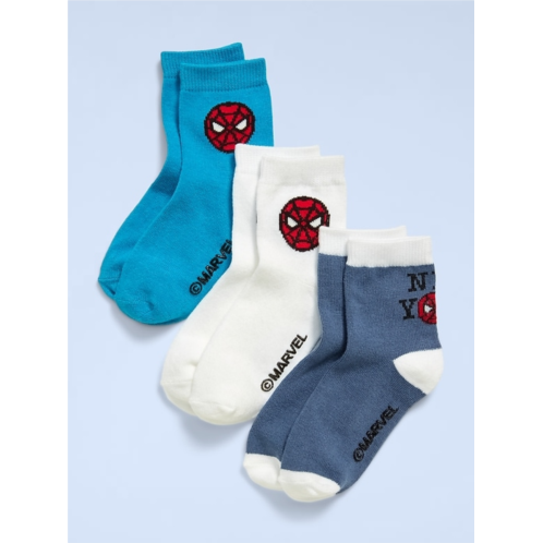 Old Navy x Marvel Spider-Man Unisex Crew Socks 3-Pack for Toddler & Baby