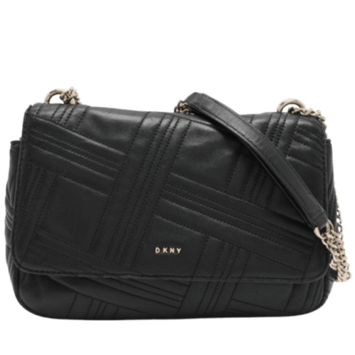 DKNY allen medium leather flap womens shoulder bag r833b638bgd