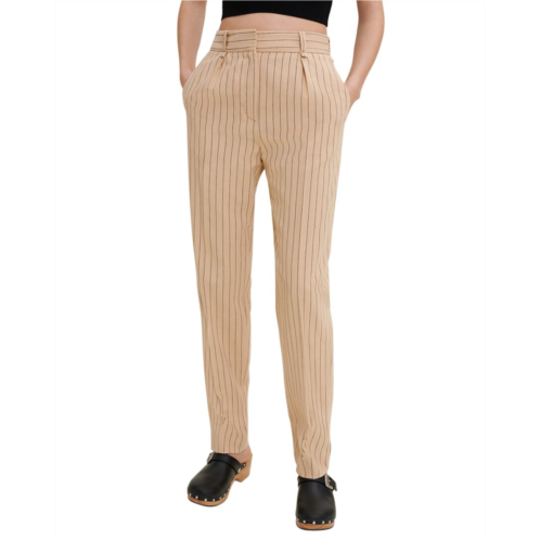 Maje linen-blend pant