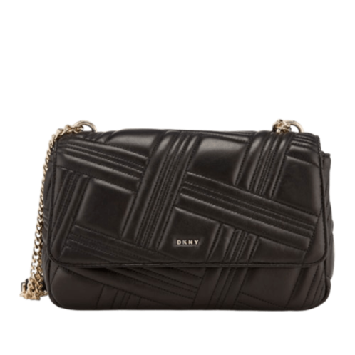 DKNY allen medium leather flap womens shoulder bag r833b6388rd
