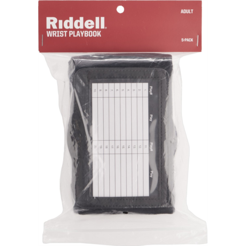 Riddell Adults Wrist Playbooks 5-Pack