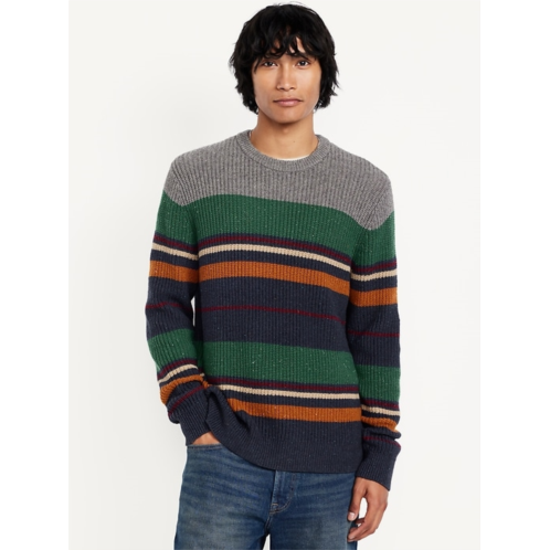 OldNavy Wool-Blend Crew-Neck Striped Sweater