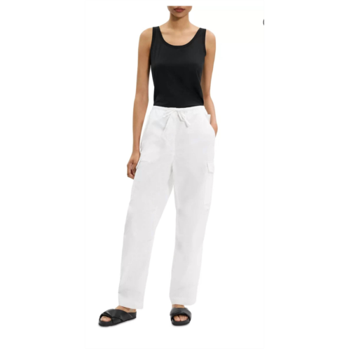 Theory cargo pants in white