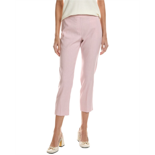 Theory crop linen-blend pant