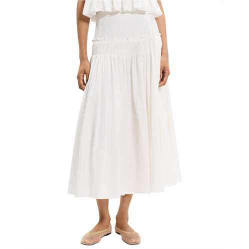 Theory accordion yoke skirt