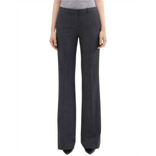 Theory demitria traceable wool-blend pant