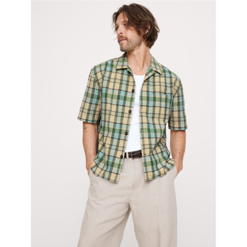 Bananarepublic Relaxed-Fit Cotton Slub Resort Shirt