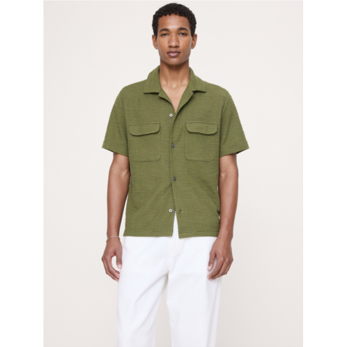 Bananarepublic Textured Knit Resort Shirt