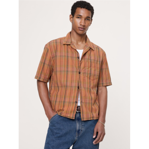 Bananarepublic Relaxed-Fit Cotton Slub Resort Shirt