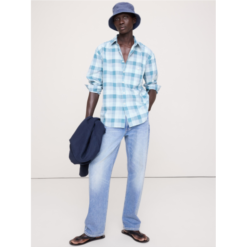 Bananarepublic Relaxed-Fit Summerweight Cotton Shirt