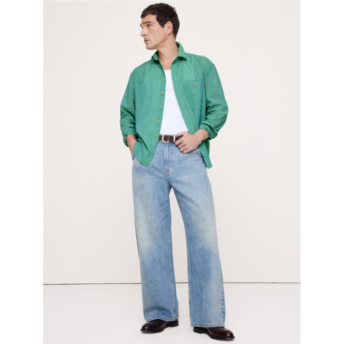 Bananarepublic Relaxed-Fit Summerweight Cotton Shirt