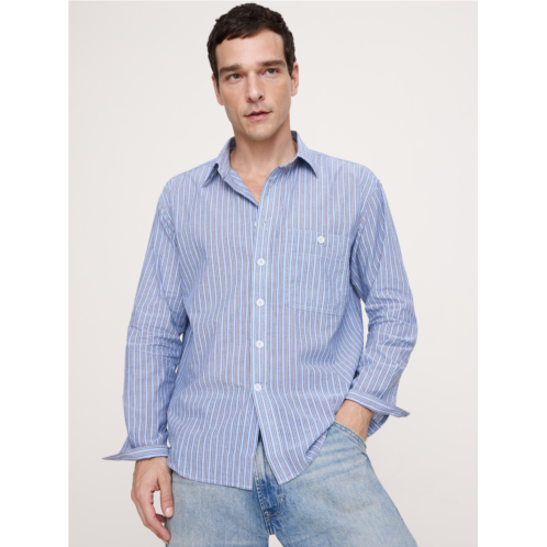 Bananarepublic Relaxed-Fit Summerweight Cotton Shirt