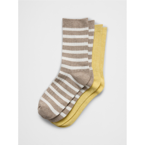 bananarepublic Striped Trouser Socks (2 Pack)
