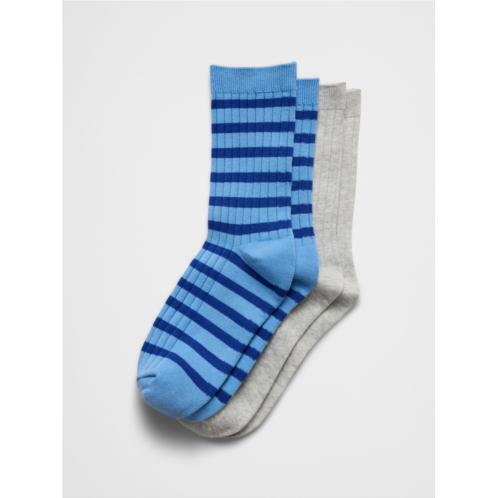 bananarepublic Striped Trouser Socks (2 Pack)