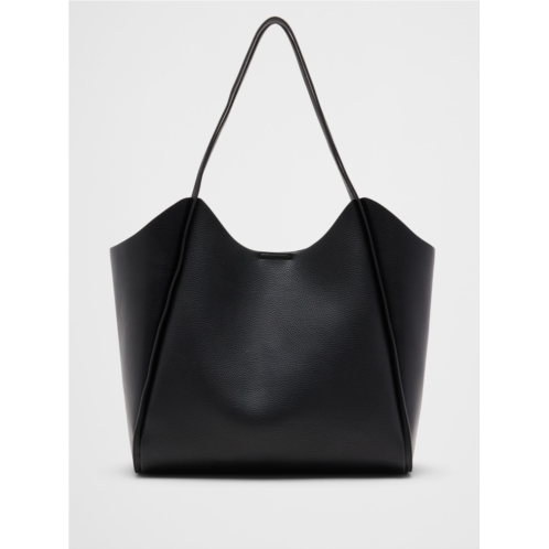 bananarepublic Vegan Leather Modern Bucket Tote