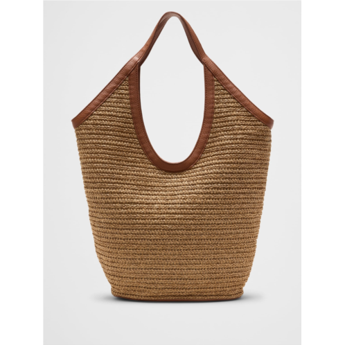 bananarepublic Straw Hobo Tote