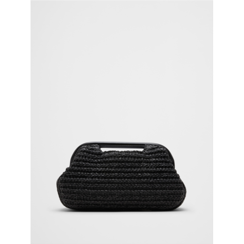 bananarepublic Straw Clutch