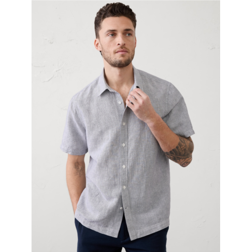 bananarepublic Standard-Fit Linen-Blend Shirt