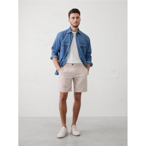 bananarepublic Slim-Fit 7 Linen-Blend Short
