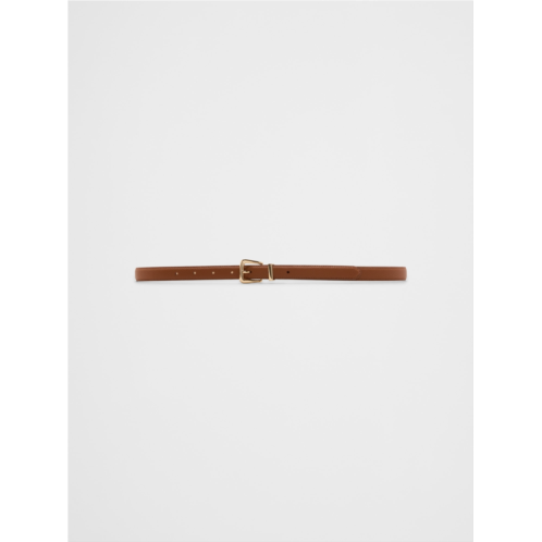 bananarepublic Vegan Leather Pebbled Skinny Belt