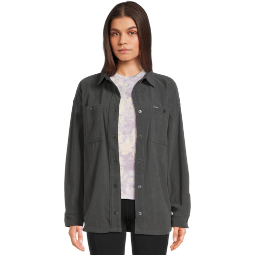 Womens Columbia Blue Point Creek Corduroy Shirt Jacket