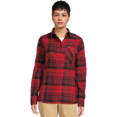 Womens Columbia Calico Basin Flannel Long Sleeve Shirt