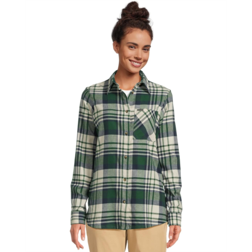 Womens Columbia Calico Basin Flannel Long Sleeve Shirt