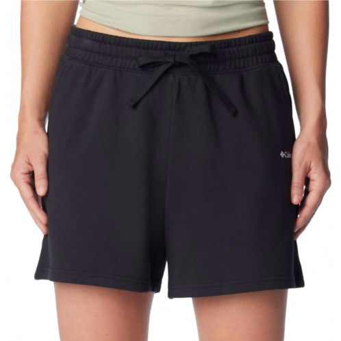 Columbia trek french terry short in black