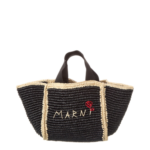 Marni macrame sillo small shopper tote
