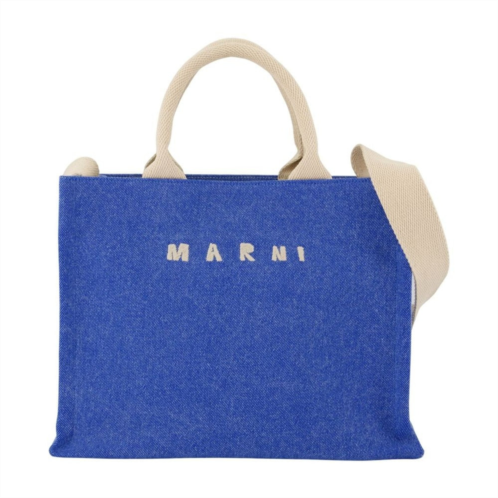 Marni small crossbody - cotton - blue
