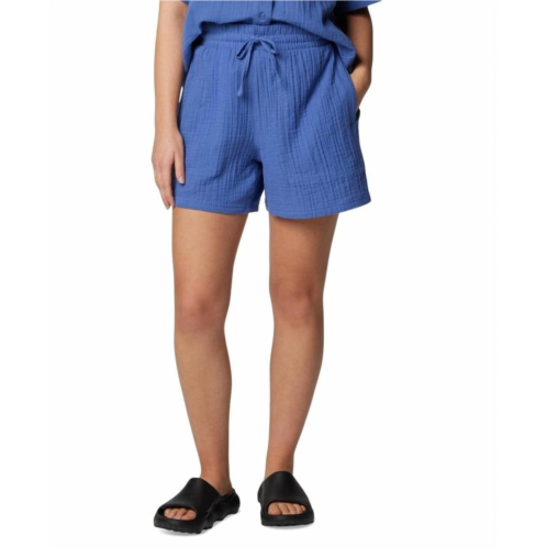Columbia holly hideaway breezy short in blue