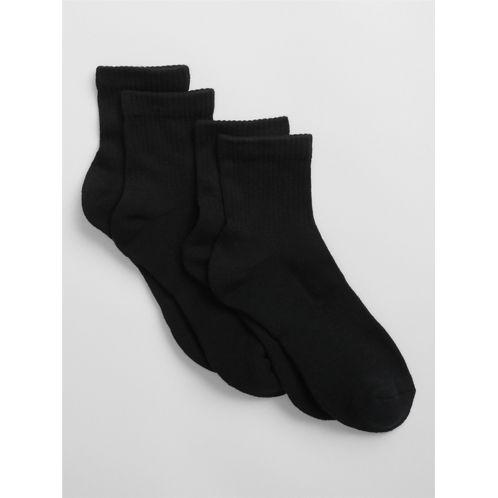Gap Studio Quarter Crew Socks (2-Pack)