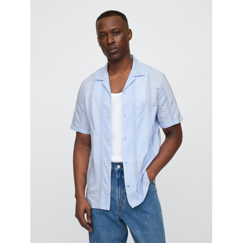 Gap Embroidered Vacay Shirt