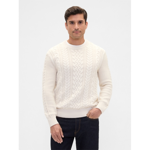 Gap Relaxed Cable-Knit Sweater