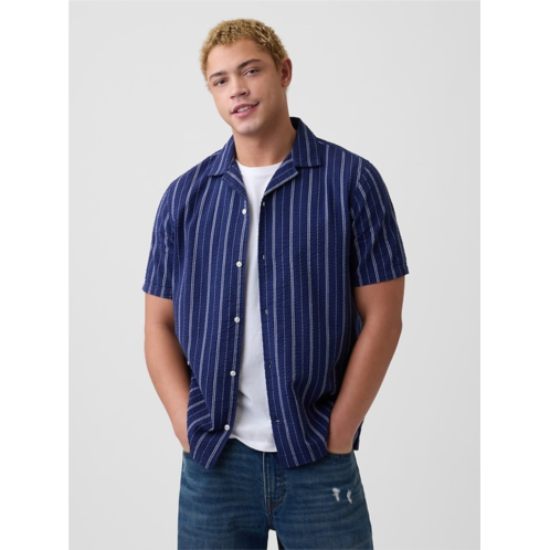Gap Seersucker Vacay Shirt in Standard Fit
