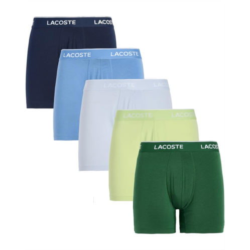 Mens Lacoste 5-Pack Cotton Boxer Briefs