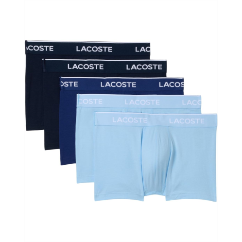 Mens Lacoste 5-Pack Logo Trunks