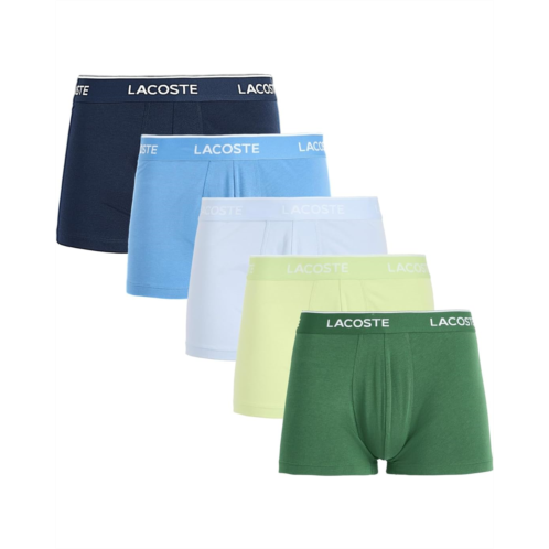Mens Lacoste 5-Pack Logo Trunks