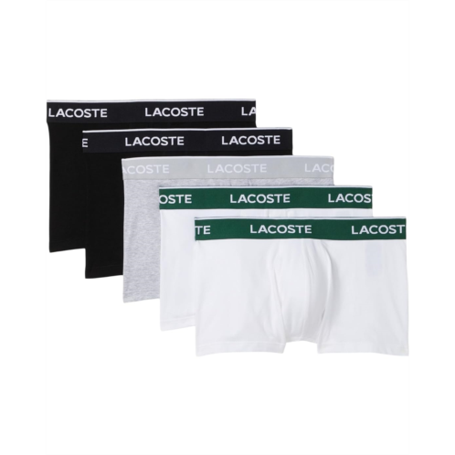 Mens Lacoste 5-Pack Logo Trunks