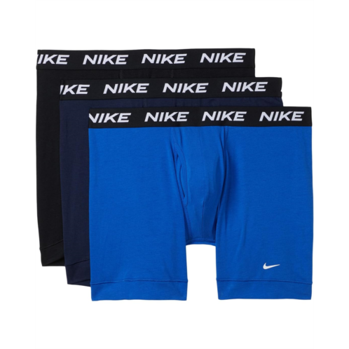 Mens Nike All Day Cotton Stretch with Fly Boxer Brief 3-Pack