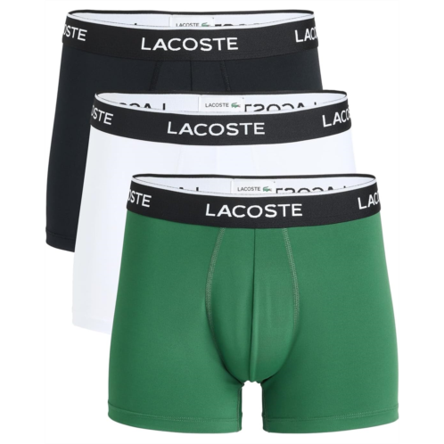Mens Lacoste 3-Pack Microfiber Trunks