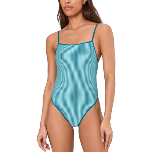 Womens Nike Ripple Texture Squareneck One Piece