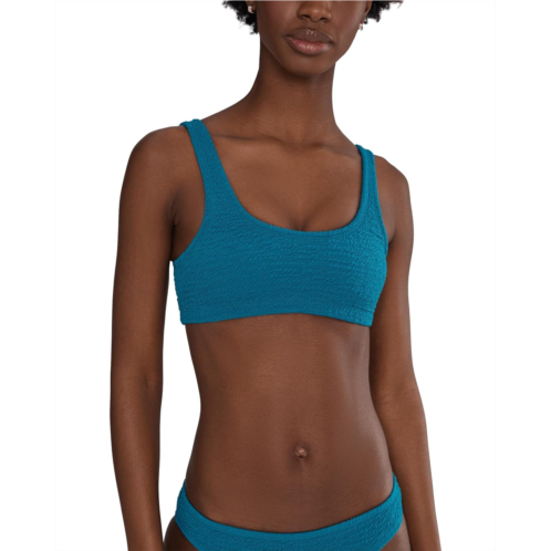 Womens Nike Shoreline Pucker Bralette Bikini Top