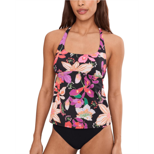 Womens Nike Hot House Floral Square Neck Tankini