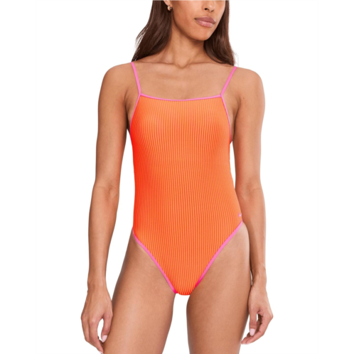 Womens Nike Ripple Texture Squareneck One Piece