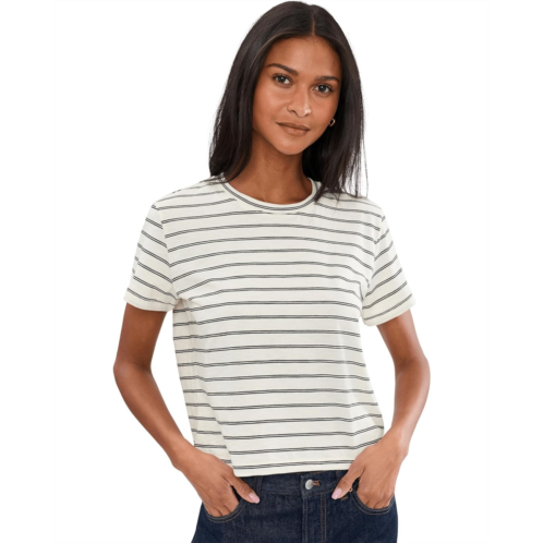 Womens Madewell Bella Slub Tee Stripe