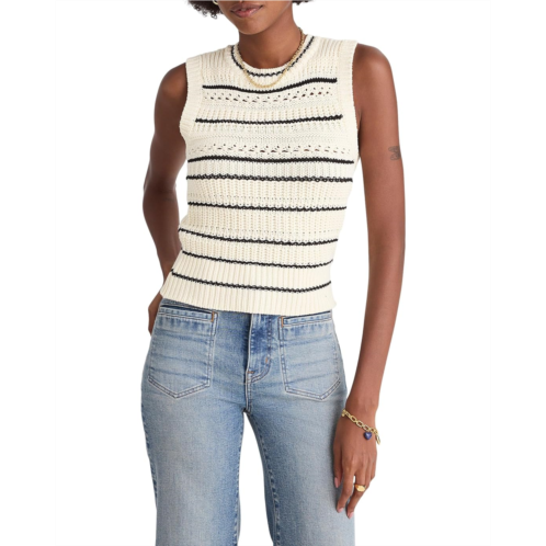 Womens Madewell Tipped Stitch Femme Ellis Vest