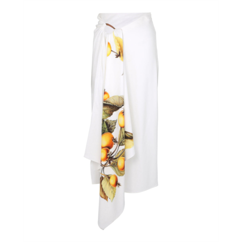 Salvatore Ferragamo asymmetrical draped skirt