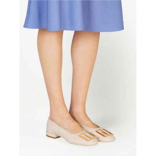 Salvatore Ferragamo Ferragamo chunky-buckle ballerina flats