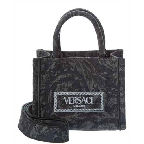 Versace athena barocco mini canvas tote